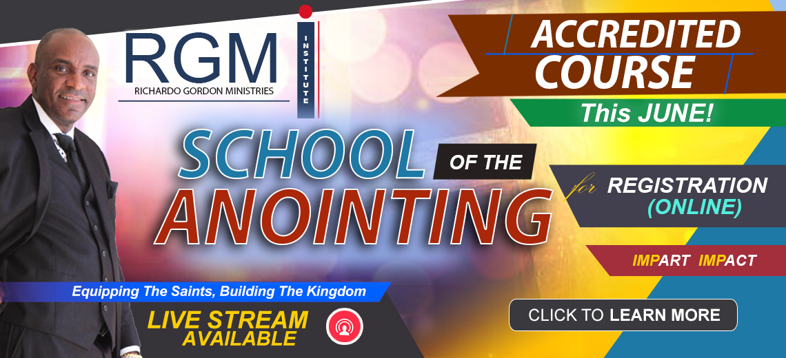 RGMI School of  The Anointing Course l Enroll Now
